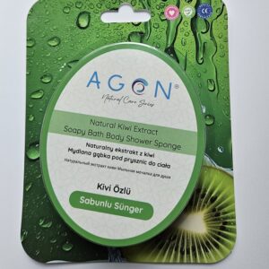 Gąbka z mydłem naturalna Kiwi 125g