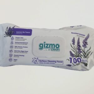 Chusteczki GIZMO do sprzątania uniwersalne 100 sztuk o zapachu Lawendy