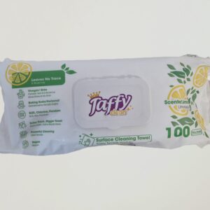 Chusteczki nawilżane do sprzątania Taffy CYTRYNA 100 szt.