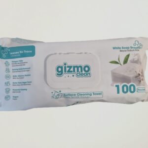 Chusteczki GIZMO do sprzątania uniwersalne 100 sztuk białe mydło
